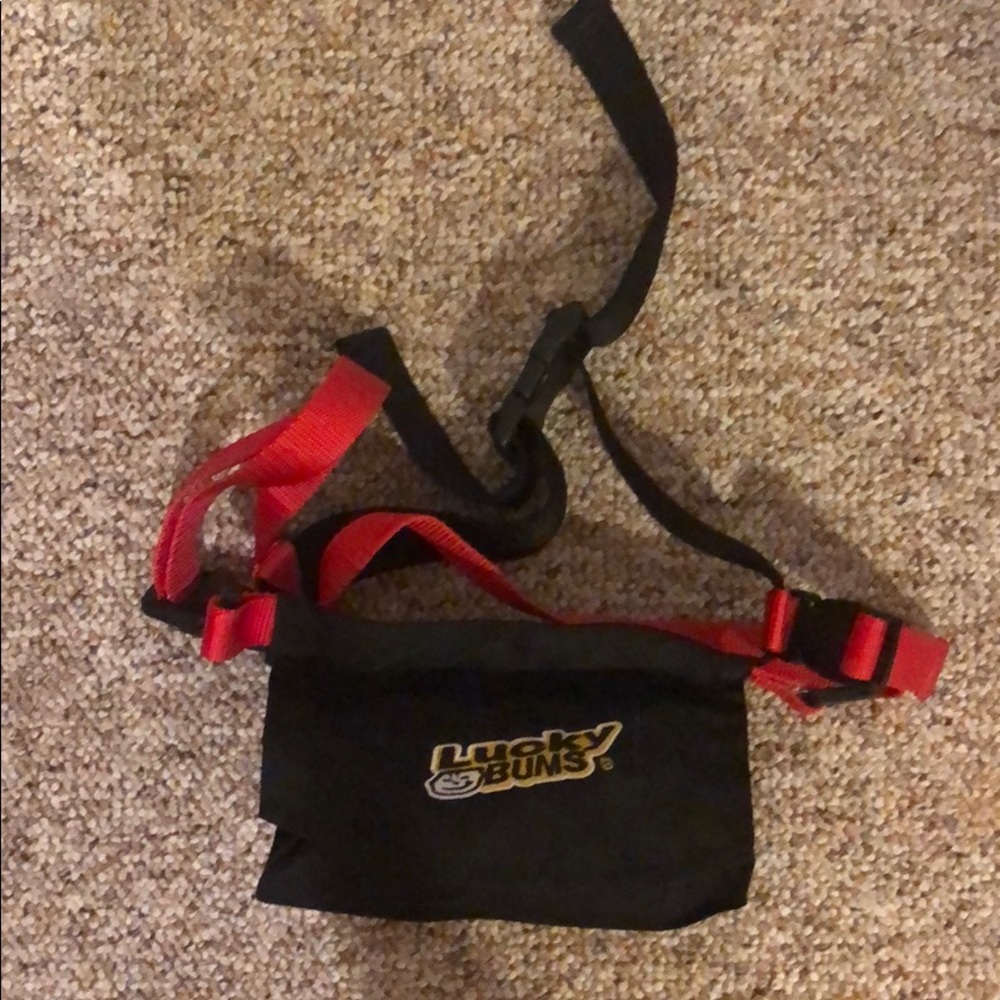 Lucky bums ski training harness